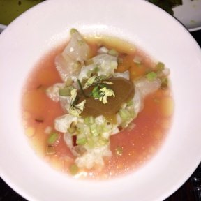 Gluten-free ceviche from Casa Mono